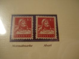 Abart Tellbrustbild, 1914, **, Querstrich bei H, Z126I + II