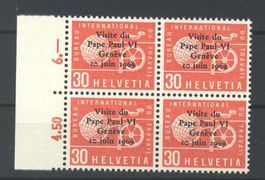 BIT (D IV), Besuch des Papst Paul VI in Genf, Viererblock **