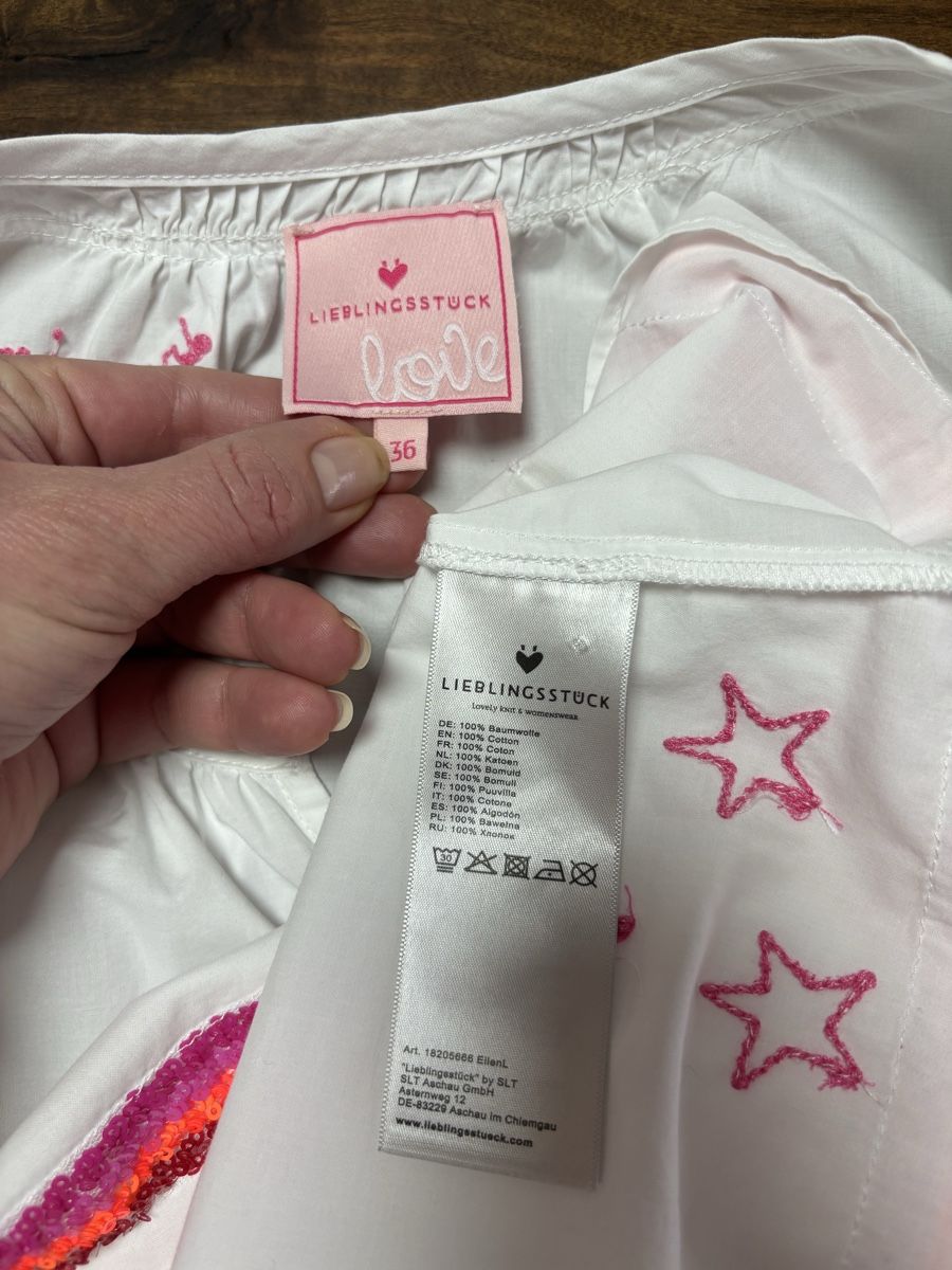 Lieblingsstück Camicette: Bluse Lieblingsstück Baumwolle Gr. 36 – Usato da Winterthur venduto da san_wd8j 5