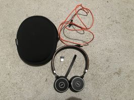 Jabra Evolve 65 Bluetooth Headset Kopfhörer USB Kabellos