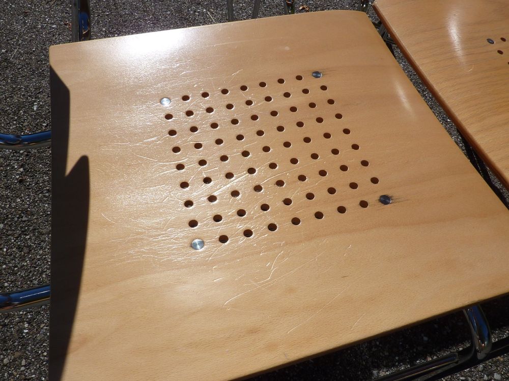 12 Stühle Seminarstühle Holzstühle stapelbar Dietiker SPARTA 5
