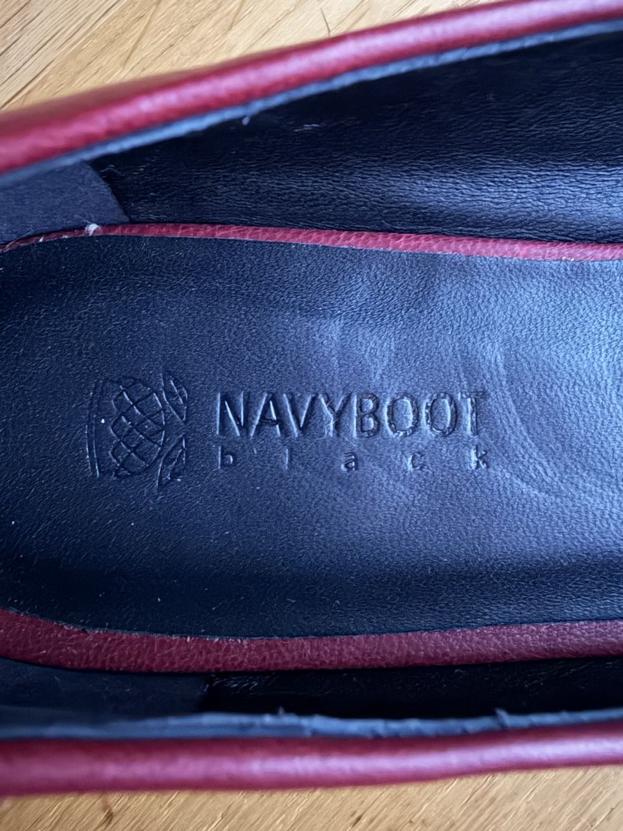 Navyboot Damenschuhe: Ballerinas Navyboot, 36,5, bordeaux – Gebraucht aus Rüegsau von escribella 4
