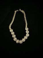 Aldo Gold Necklace with Medallions