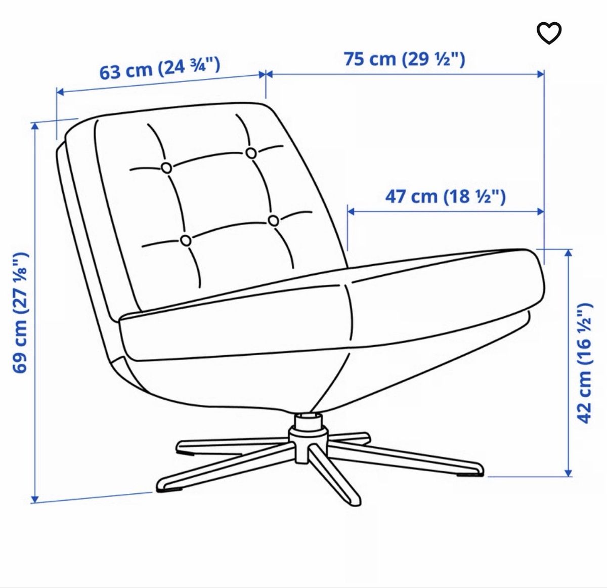Ikea Sessel: Ikea DYVLINGE Drehsessel, Kelinge schwarz ab CHF 1.- – Neu (gemäss Beschreibung) aus Basel von R.G.R__ 1