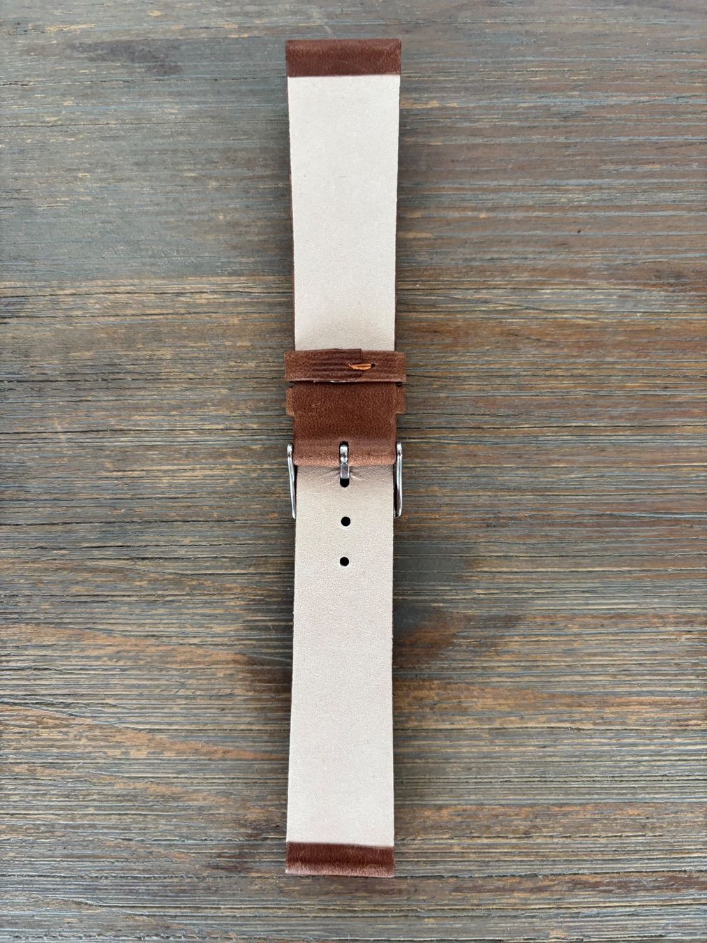 Bracciali & Braccialetti: Leder Uhrenarmband braun 20mm – Nuovo e nell'imballaggio originale da Yverdon-les-Bains venduto da Albinug 2