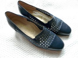 Claudia Nardi - bleu marine cuir - blau Leder - 41