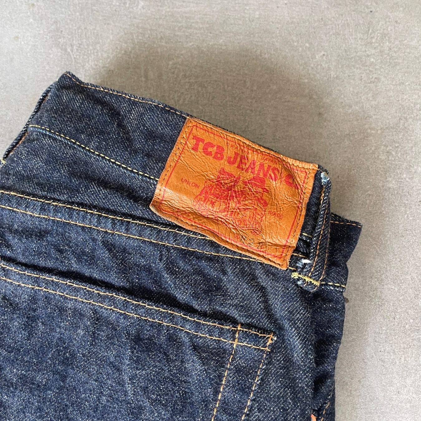 Jeans: TCB Japanese Raw Selvedge Jeans – Usato da Bern venduto da shoprestoredvintage 6