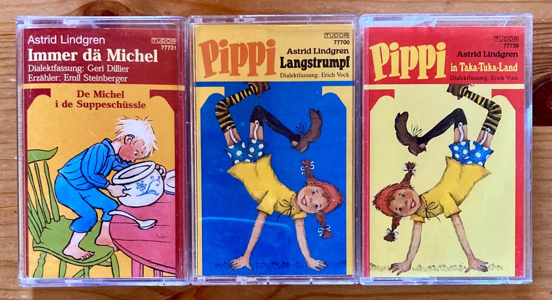 Kompaktkassetten: 3x Astrid Lindgren: Pippi Langstrumpf / Immer dä Michel – Gebraucht aus Zürich von Djmotionch