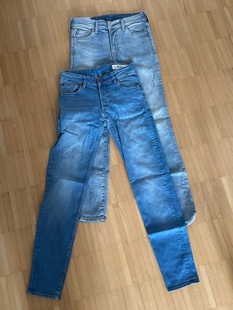 2 blaue Kinderjeans Grösse 28/32 & 30/32 WE Blue Ridge / H&M