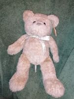 Anna Club Plüsch Teddybär mit Schleife, neuwertig!