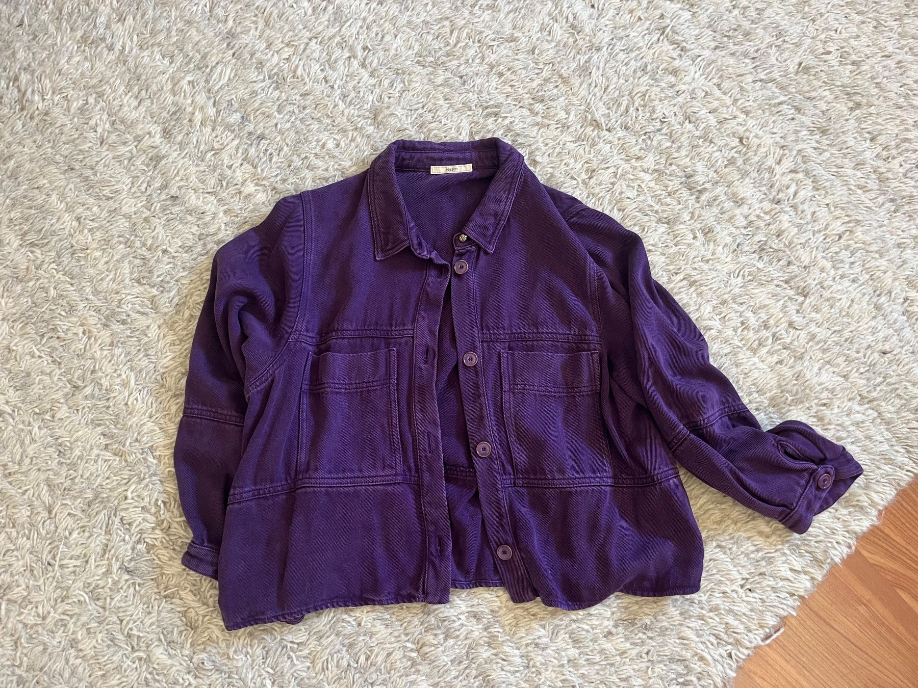 Sessun Camicette: Sessun Hemdjacke Leone Gr. L violett – Usato da Utzenstorf venduto da Ismaele 3
