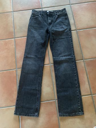 Jeans straight leg, schwarz, Gr. 36