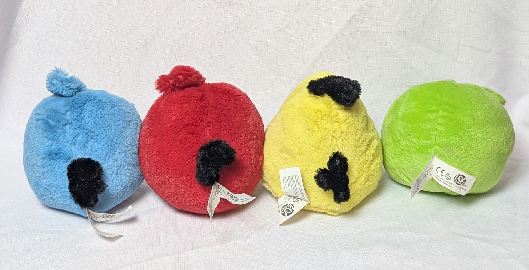 Giocattoli: 4er Set - Angry Birds - Stofftier - Plüsch Figur – Nuovo (secondo la descrizione) da Wängi venduto da ABIZONE-86 1