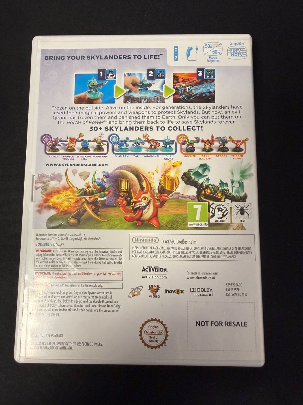 Nintendo Giochi: Skylanders Spyros Advanture - Nintendo Wii – Usato da Pont-de-la-Morge venduto da Darfal 2