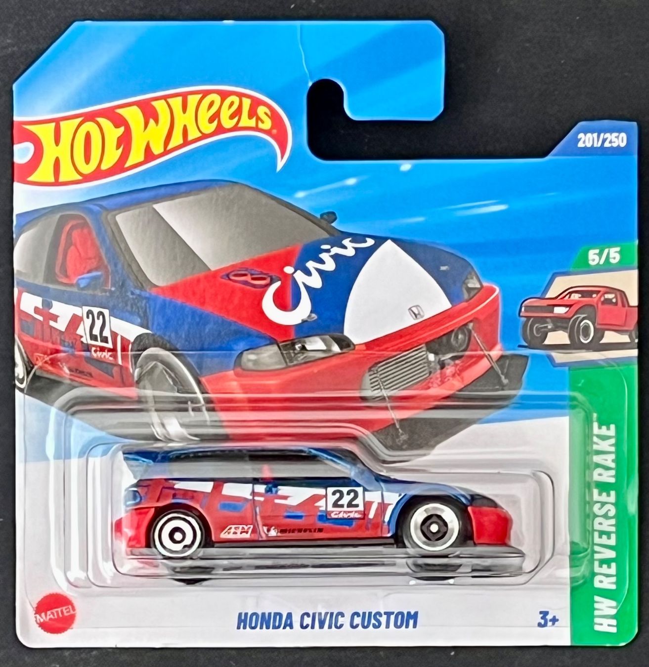 Hot Wheels Modellini d'auto: Hot Wheels Honda Civic Custom, 201/250 – Nuovo e nell'imballaggio originale da Rümlang venduto da Wantedjoe