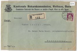 Charge Zu. 176 Mi. 208x Rathaus Bern nach Porrentruy 22.V.30
