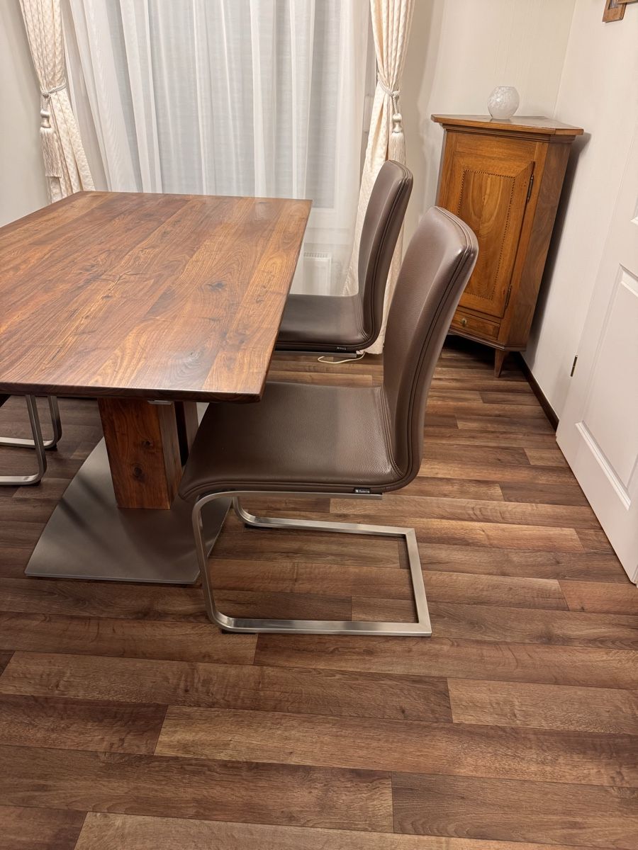 Pfister Sedie: Lederstühle wie neu %%% – Usato da Villars-sur-Glâne venduto da Schnaepplino 1