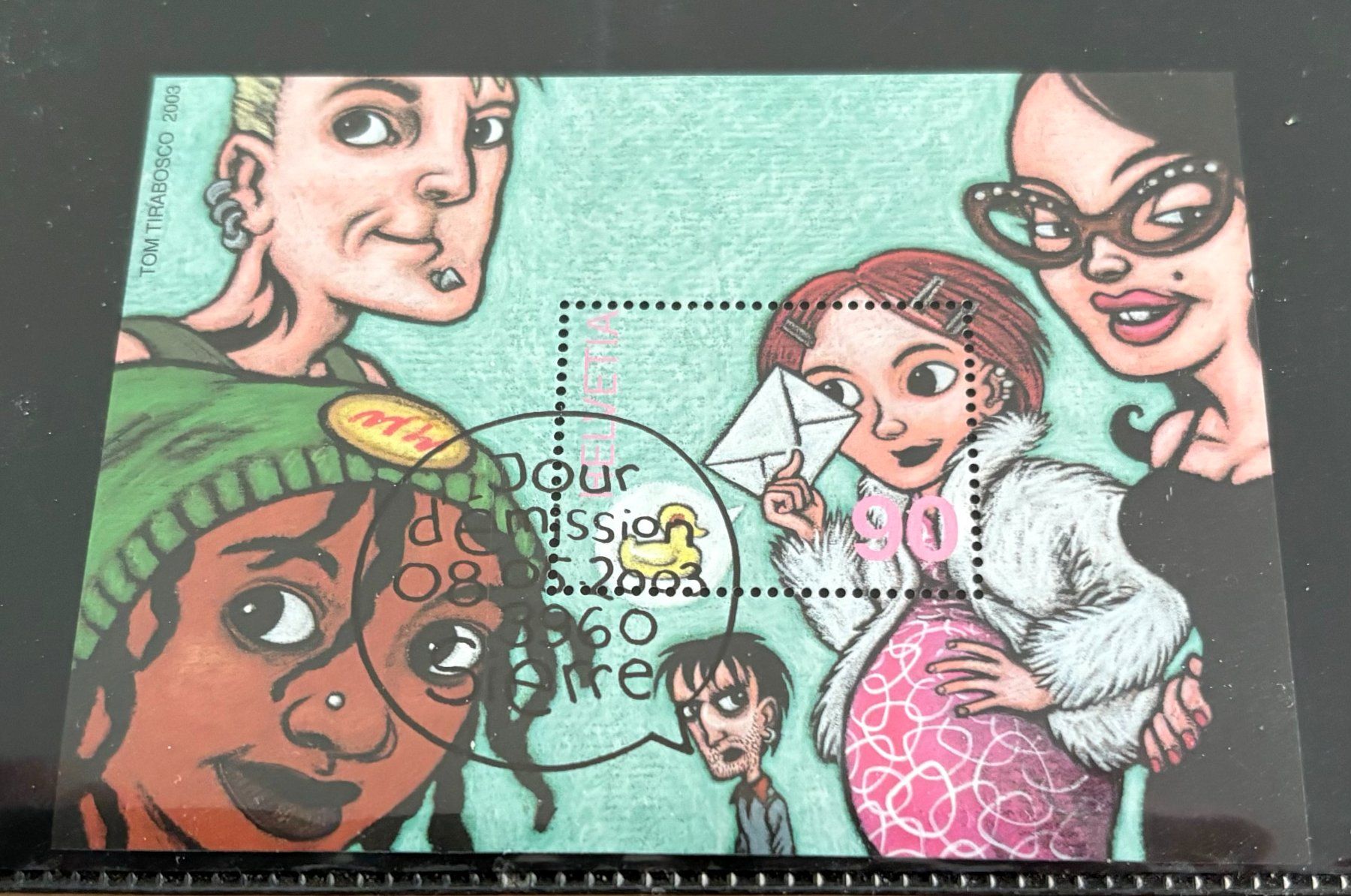 Alle Briefmarken: LOT SCHWEIZER BRIEFMARKEN – Gebraucht aus Ostermundigen von wini63 2