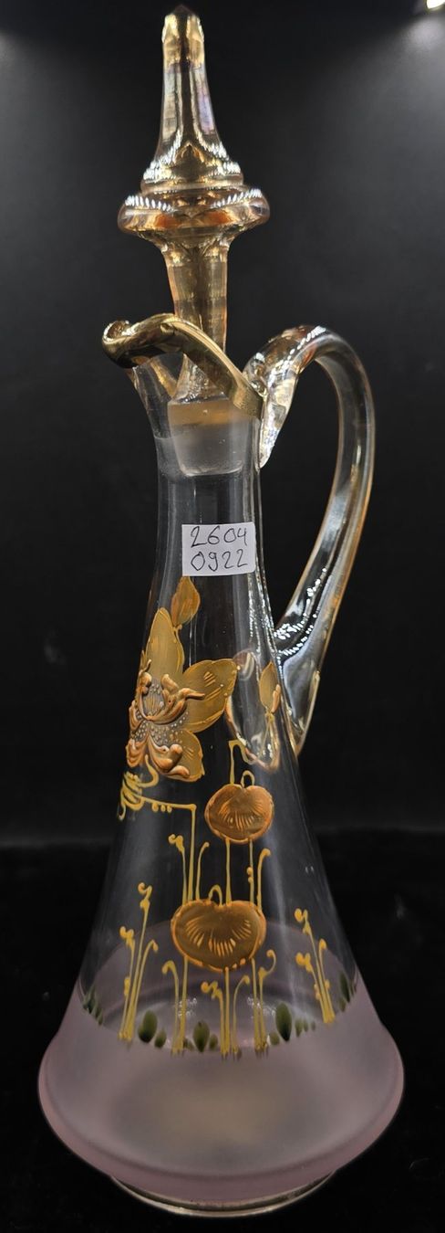 Caraffe: Antike Likörflasche mit 4 Gläser – Usato da Rorschacherberg venduto da snOOpydOg11