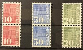 Ziffermarken postfrisch** 1970