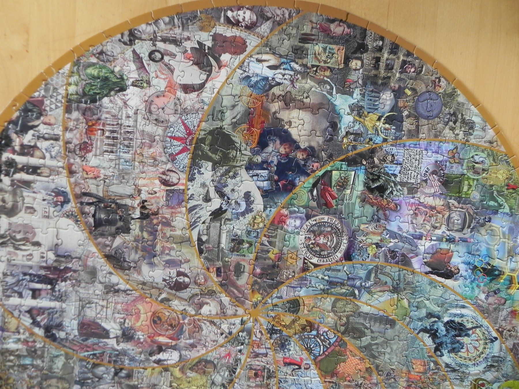 Puzzles: Puzzle rund 500 Teile Kunstmotiven – D'occasion à Stallikon par pcerny16 3