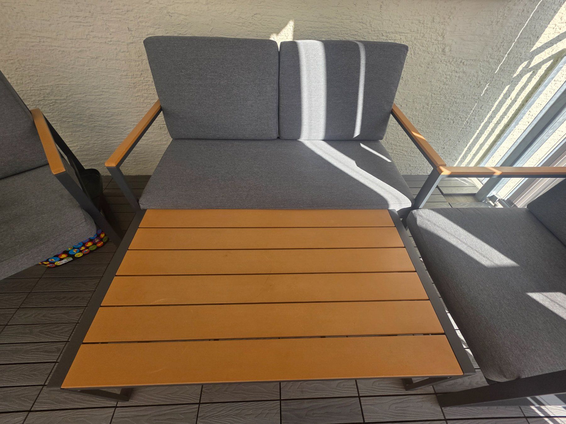 Ensemble table et chaises: Balkon Möbel Lounge – D'occasion à Scherzingen par Benjanil 2
