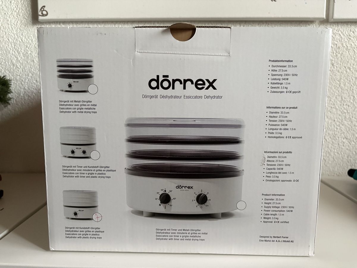 Stöckli Küchengeräte: Dörrgerät Stöckli Dörrex mit Timer NEU! – Neu und originalverpackt aus Seewis Dorf von reddragon02 4