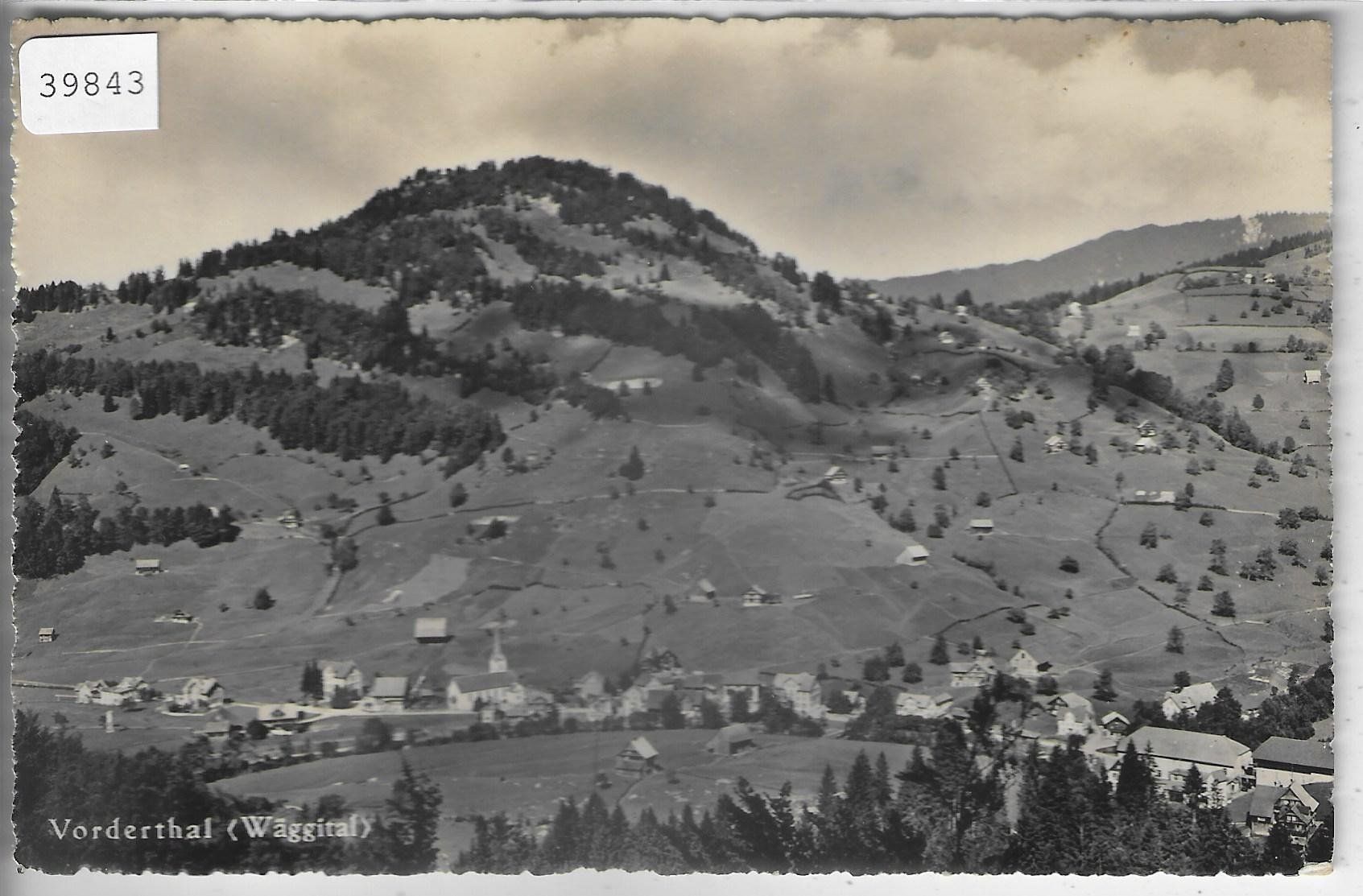 Cartoline postali: Vorderthal (Wäggital) Generalansicht – Usato da Ettingen venduto da Kartenplanet