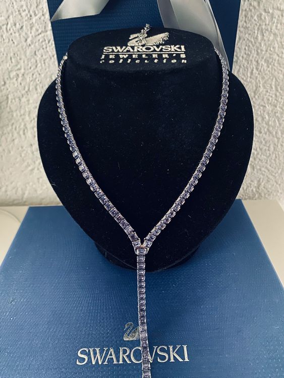 Swarovski Tennis Kette neu & original mit Box Kaufen auf Ricardo