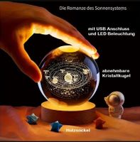 LED Kristallkugel Planeten USB-betrieben