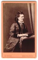 Fotografie Joh. Fetzer, Ragaz, Dame im s