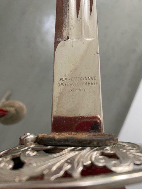 Armes blanches: OFFIZIERS SÄBEL  CH ARMEE – D'occasion à Chur par silbermon 6
