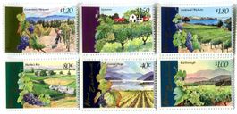 Briefmarken "Weintrauben". Neuseeland