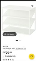 Platsa Schuhregal, weiss, Top Zustand,80x40x60cm, IKEA