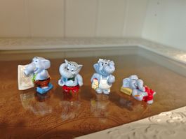 Kinder Überraschung: 4 lustige Elefanten Figuren