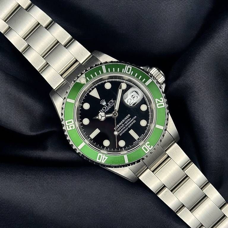Orologi: Rolex Submariner "Kermit" 16610 LV – Usato da Genève venduto da minty.watches