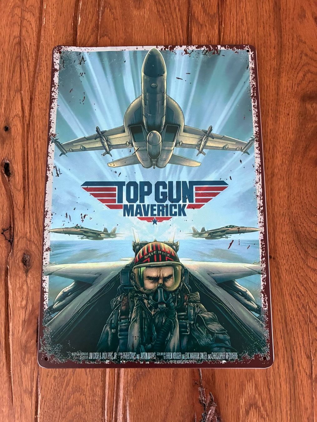 Kit di modellismo & Modellini statici: TOP GUN - Maverick - Cooles Blechschild - neu!!! – Nuovo e nell'imballaggio originale da Bremgarten AG venduto da Eurotiz 1