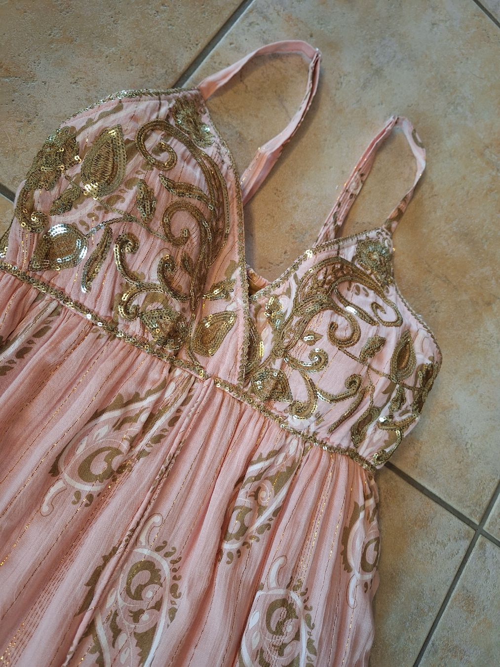 Vestiti: Ein Traum von Sommerkleid mit Pailletten – Nuovo e nell'imballaggio originale da Rheinfelden venduto da Cleopatra2000 2