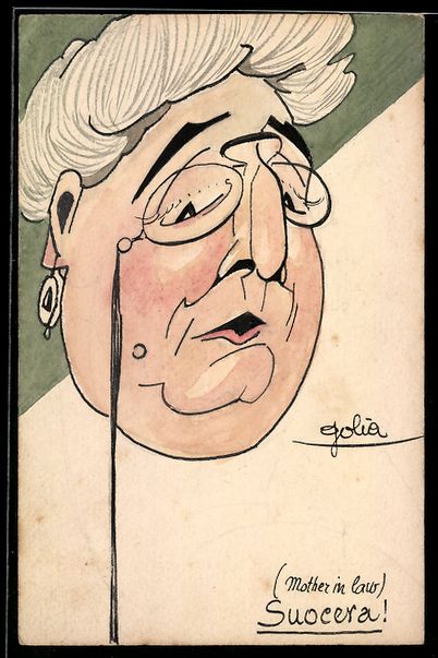 Cartoline postali: Handgemalt sign. Golia, Eugenio Colmo (1 – Usato da Berlin venduto da bartko-reher