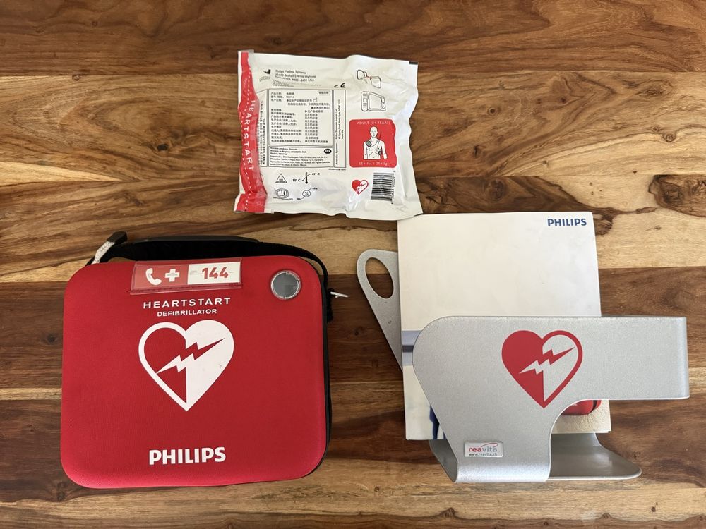AED Defibrillations-Elektrodenkassette Kompatibel Mit Philips HS1 – Ersatzset Für Den Notfall