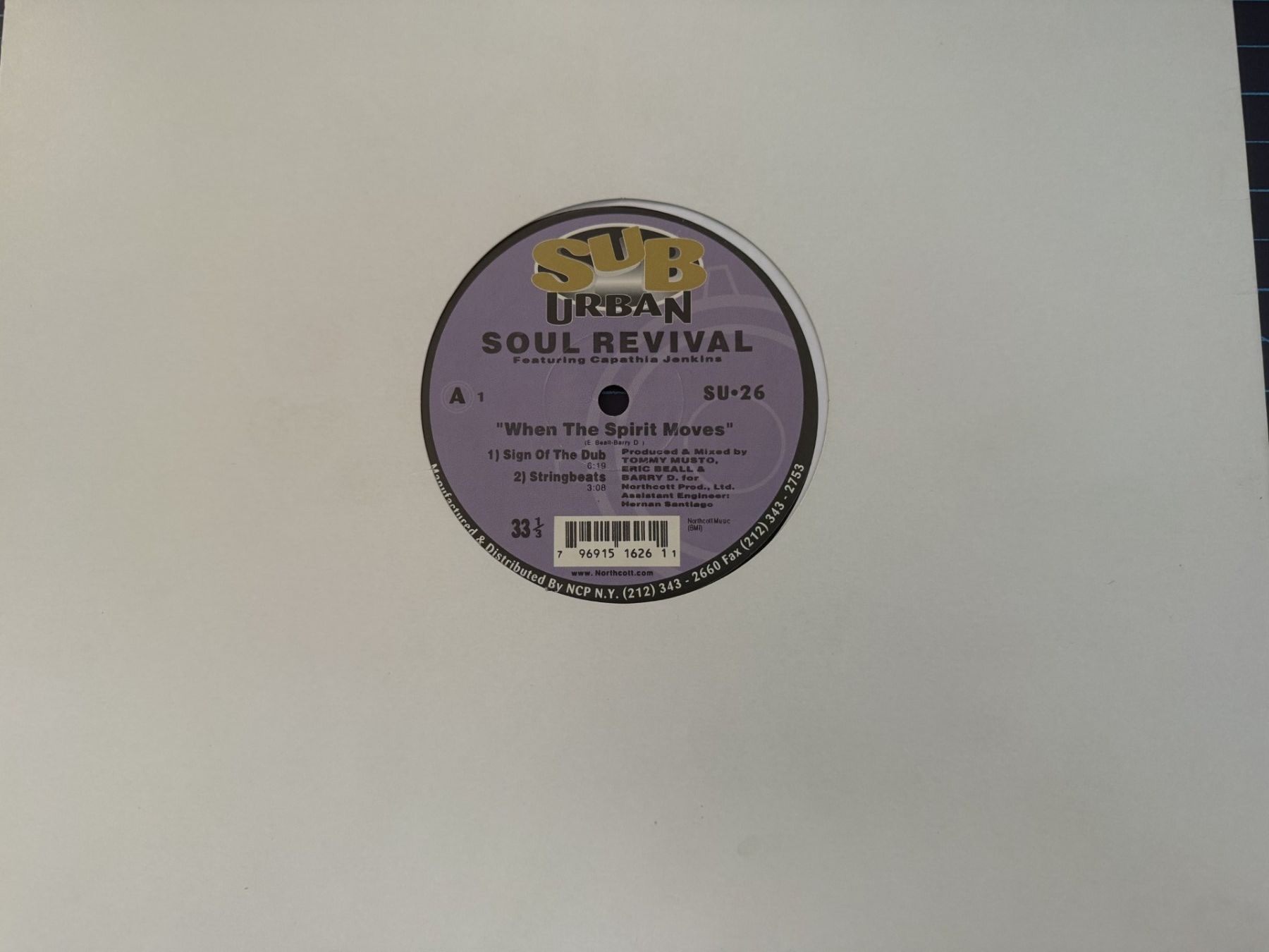 Dischi in vinile: Urban Soul Revival – Usato da Clarens venduto da Surcouf91