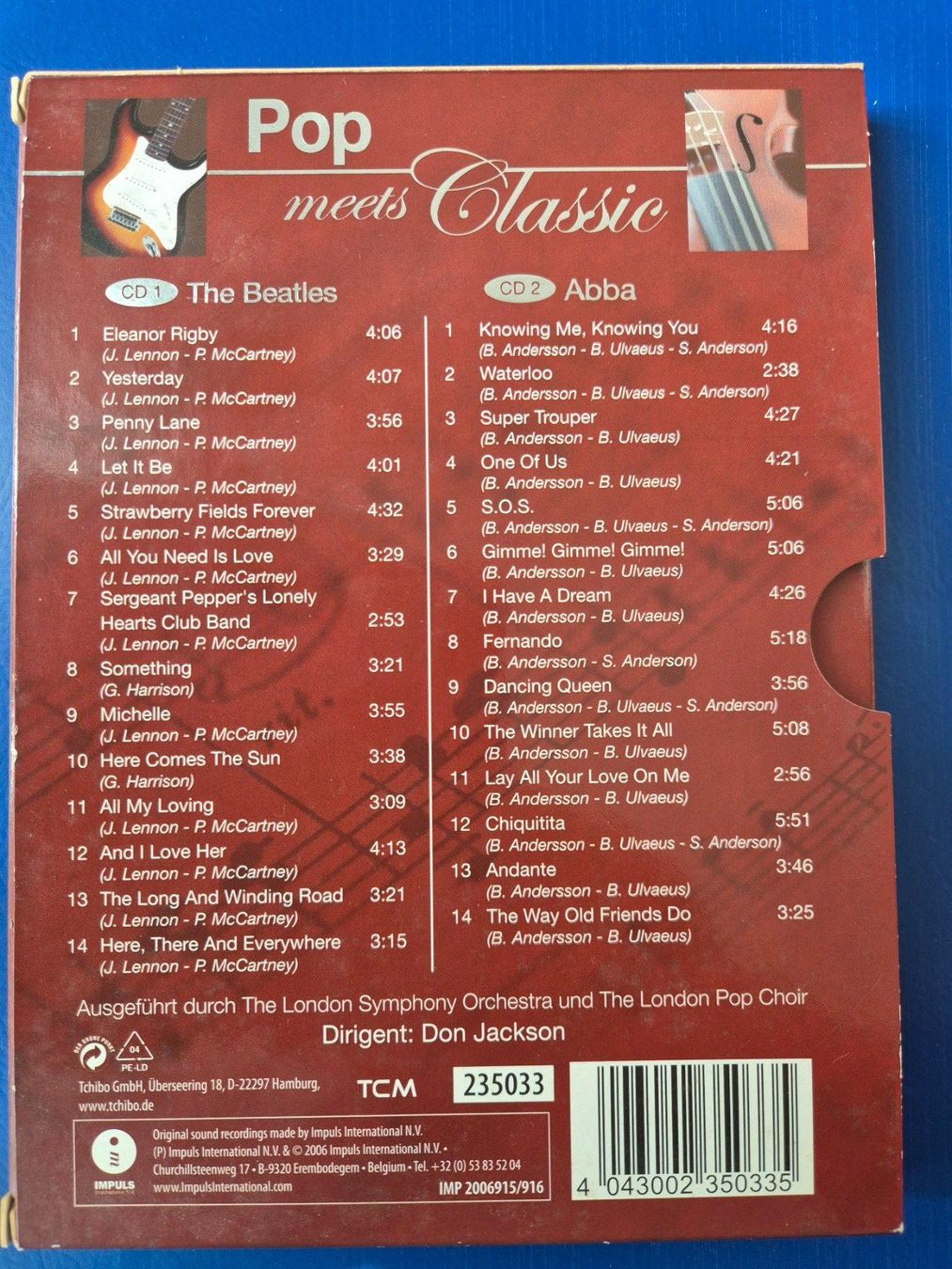 CD: Pop meets Classic The Beatles / Abba 2 CD Box – Usato da Seewen SZ venduto da SuperpumaDisplayTeam 1