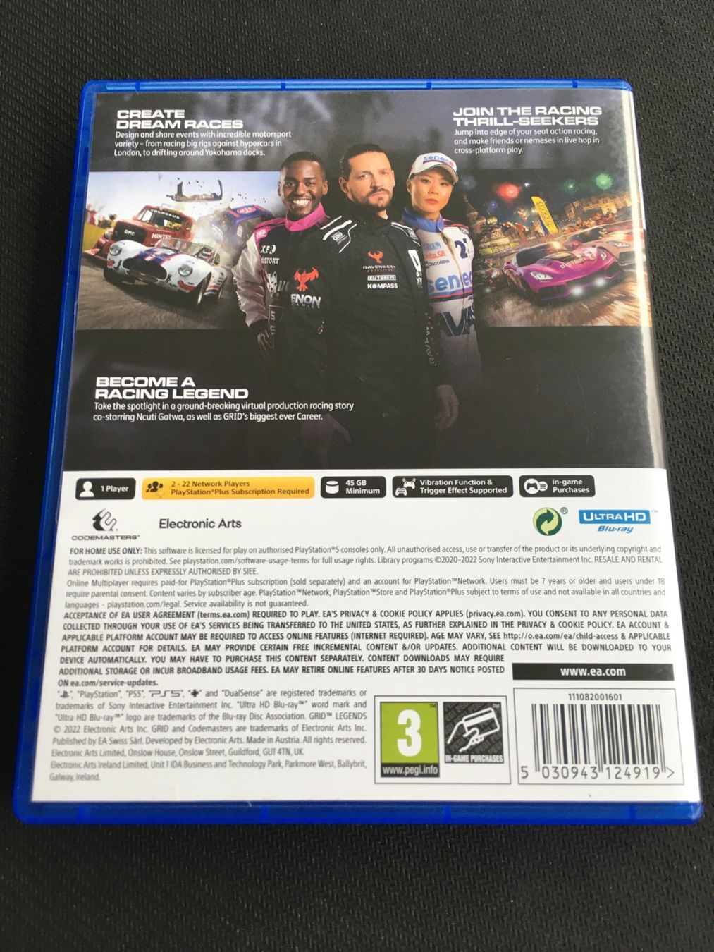 Sony Giochi: Grid Legends -  PS5 / Playstation 5 – Usato da St.Gallen venduto da sjosjo 1