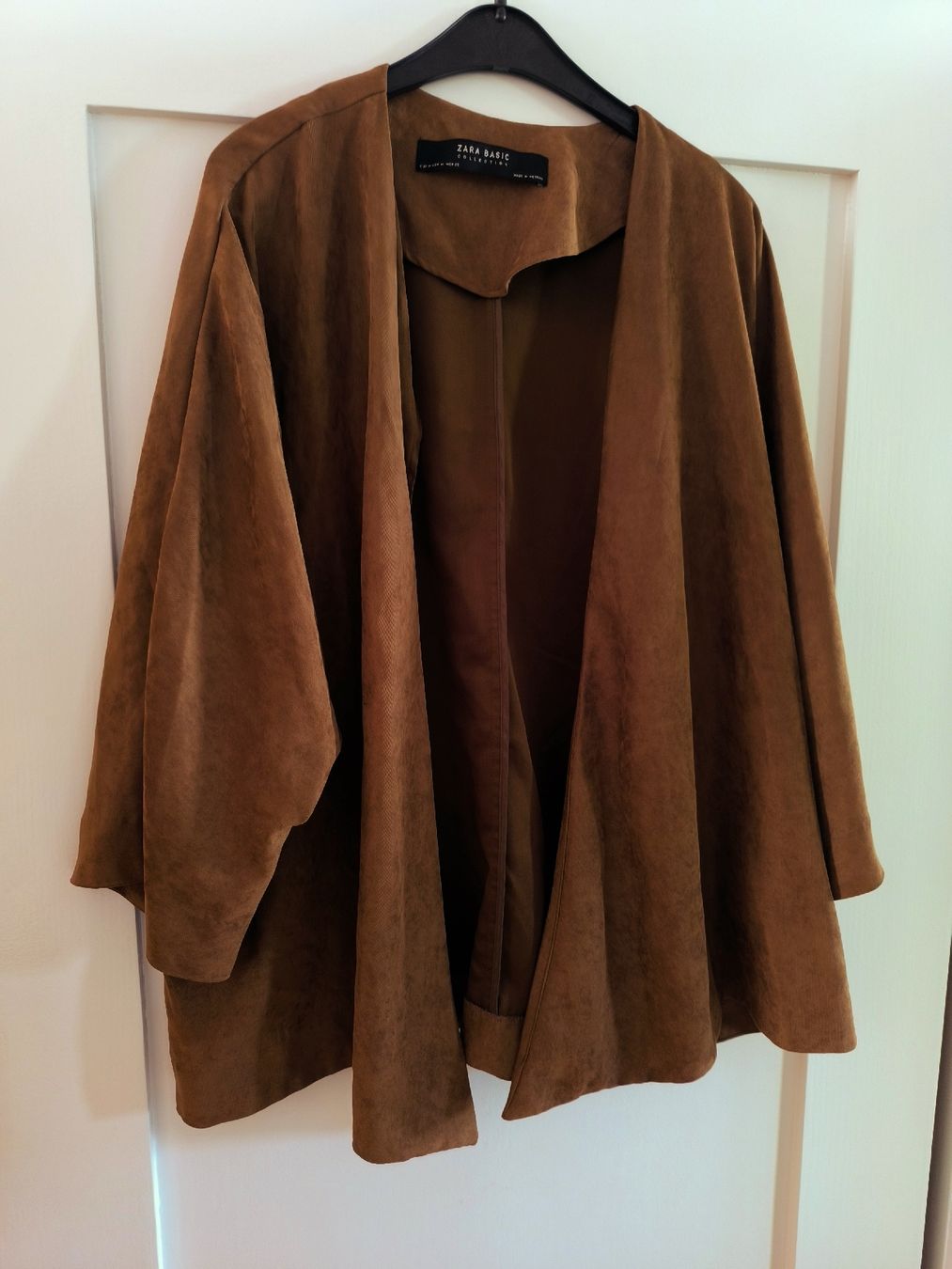 Zara Vestes: Cocnag braune  Jacke in Wildlederoptik  M/L – D'occasion à Schaffhausen par gab_v5qf