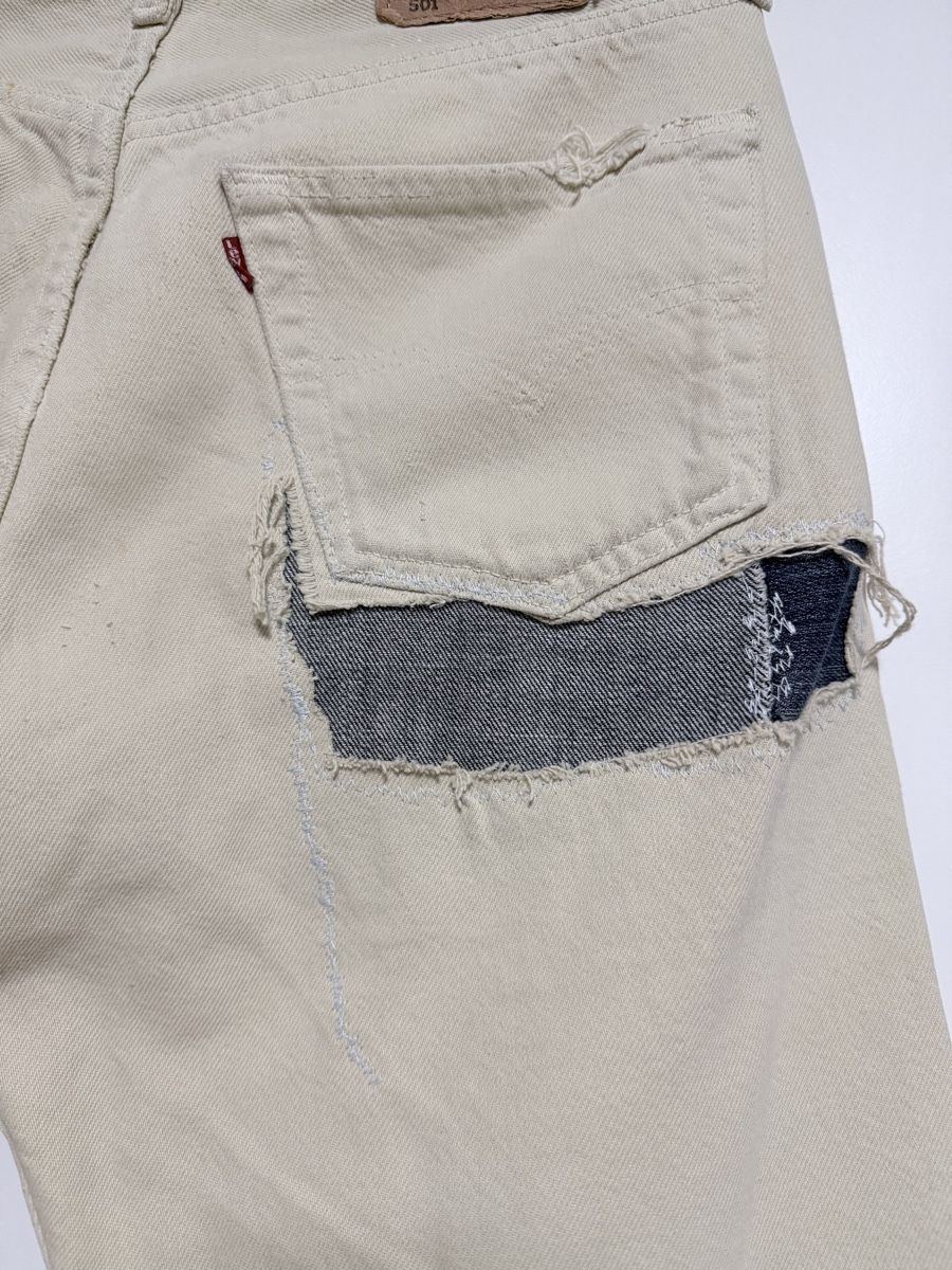 Levi's Jeans: Vintage Levis Reworked / Patchwork Jeans – D'occasion à Kaltbrunn par LuxShop 6