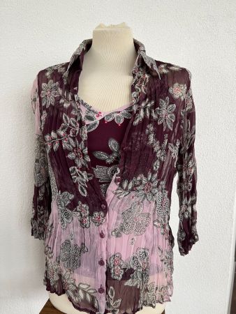 Bluse mit Top Nadia Nardi Gr. 38
