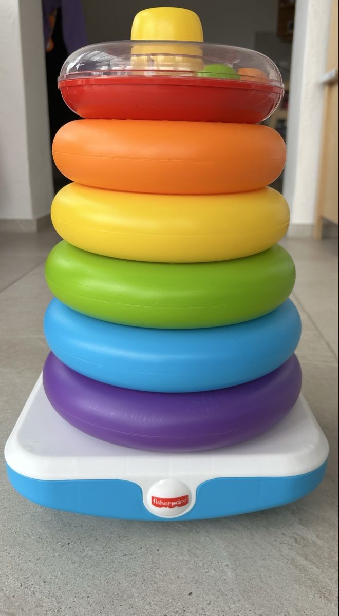 Fisher-Price Spielzeuge: Fisher-Price grosse Farbring Pyramide – Gebraucht aus Wila von mic_xg2f