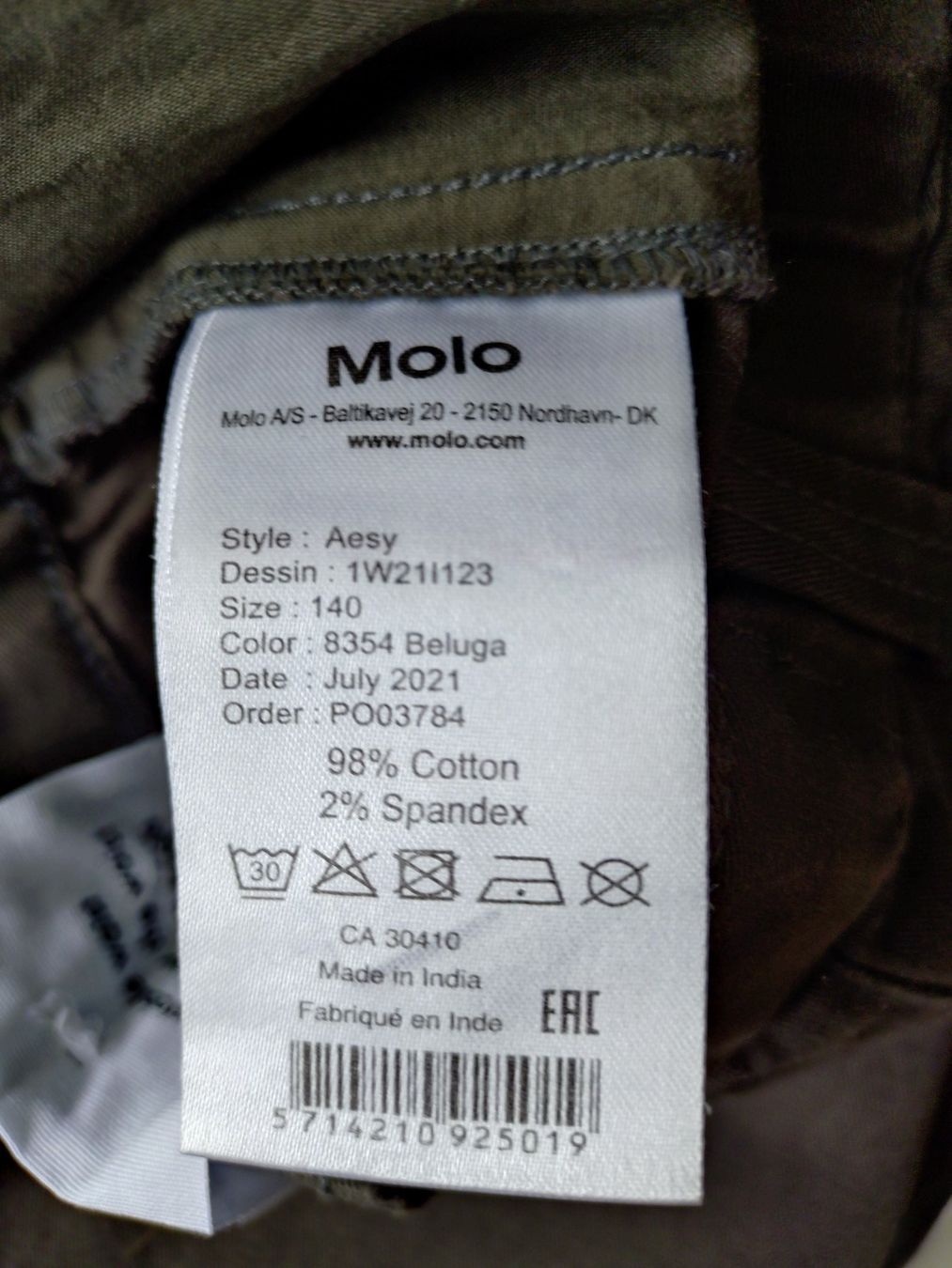 Molo Pantaloni: Molo Hose Regular Fit Aesy  Gr. 140 – Nuovo e nell'imballaggio originale da Bottmingen venduto da Malina_Outlet 5
