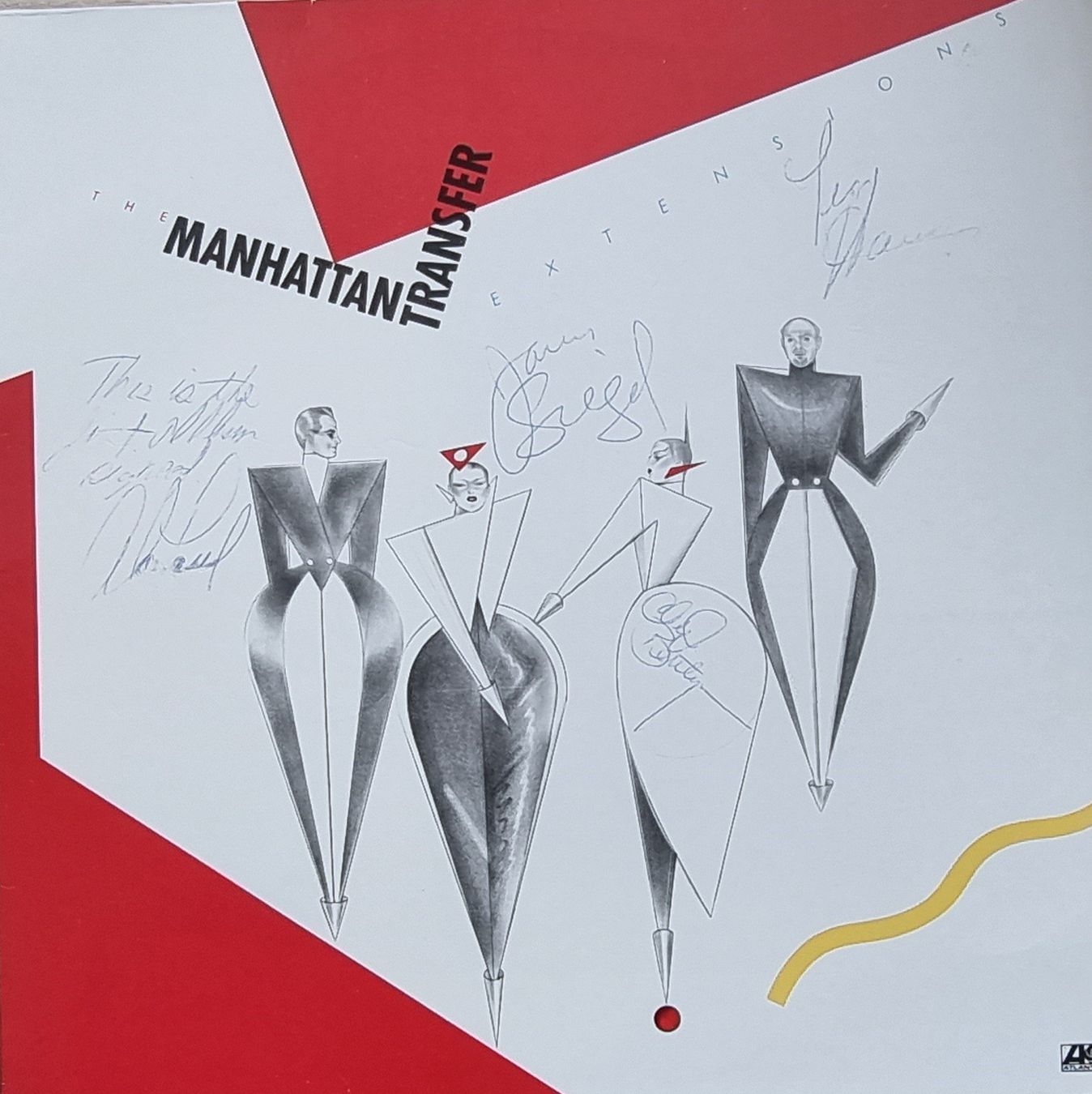 Vinyles: LP Manhattan Transfer / Extremisions / SIGNIERT – D'occasion à Oetwil am See par fineli2