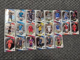 22 Karten 2026 Topps Chrome UEFA UCC diverse Teams